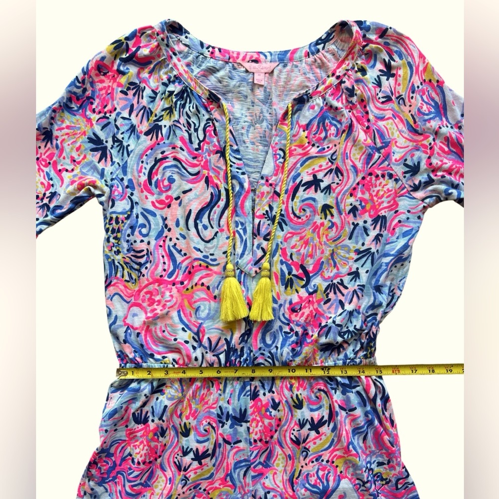 Lilly Pulitzer Del Lago Romper So Sofishisticated Medium - Picture 9 of 14